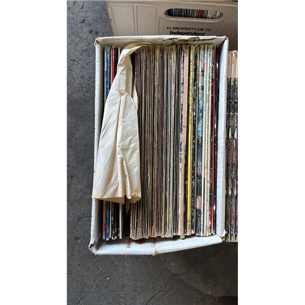 BOX OF ASSORTED VINYL RECORDS
