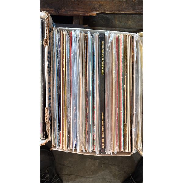 BOX OF ASSORTED VINYL RECORDS