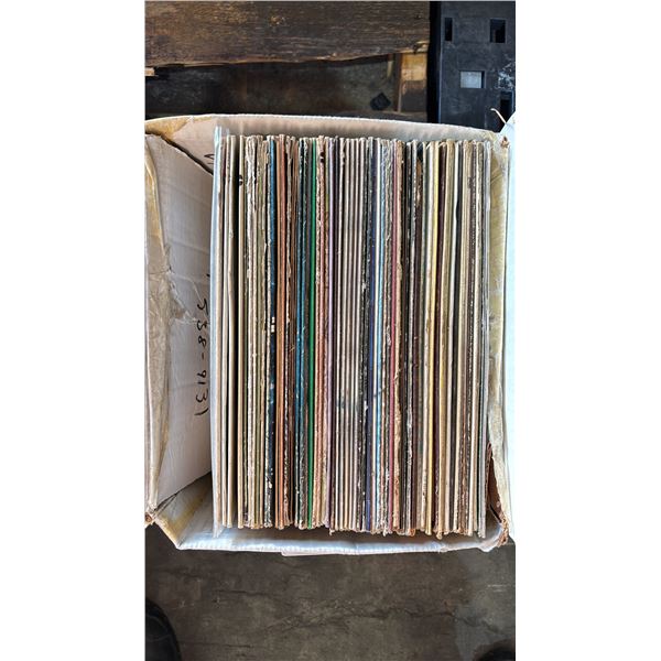 BOX OF ASSORTED VINYL RECORDS