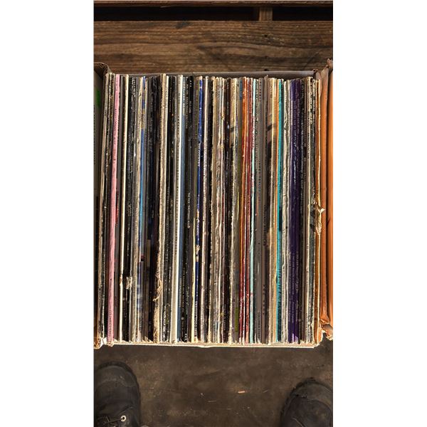 BOX OF ASSORTED VINYL RECORDS