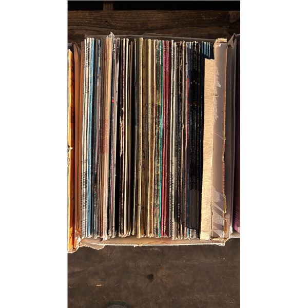 BOX OF ASSORTED VINYL RECORDS
