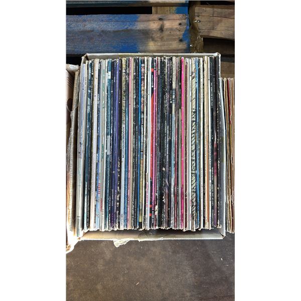BOX OF ASSORTED VINYL RECORDS