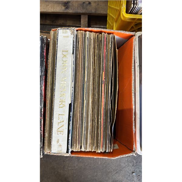 BOX OF ASSORTED VINYL RECORDS