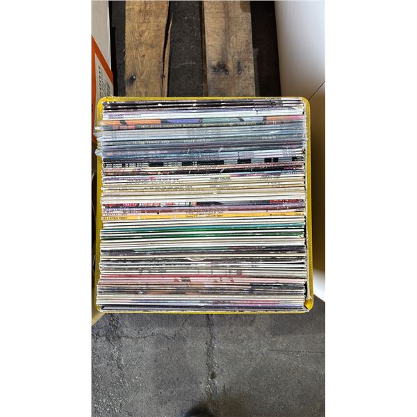 BOX OF ASSORTED VINYL RECORDS