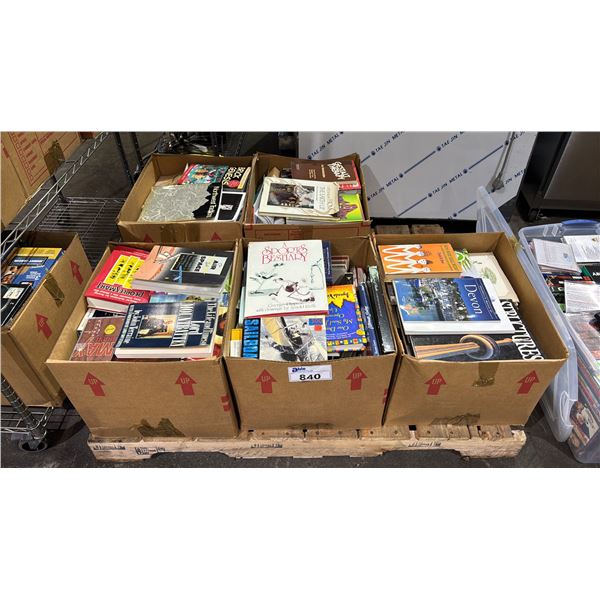 PALLET OF ASSORTED BOOKS