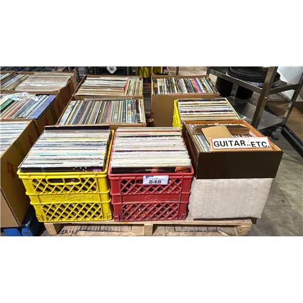PALLET OF ASSORTED VINYL RECORDS