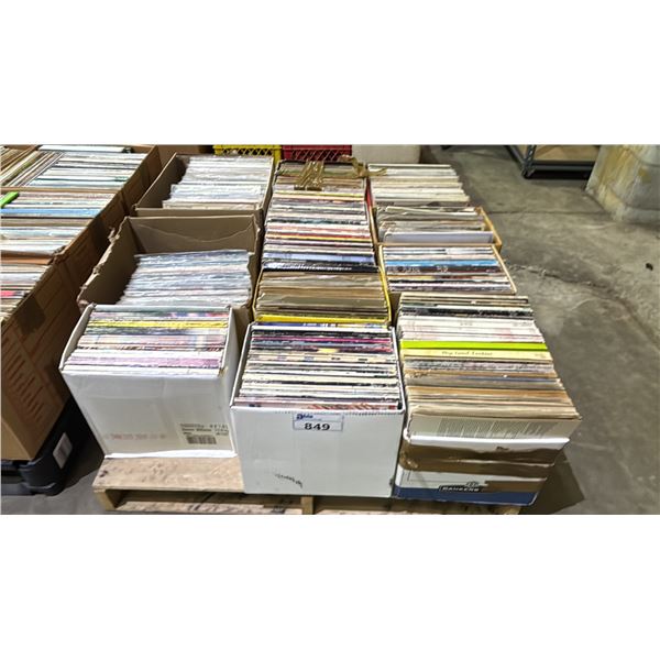PALLET OF ASSORTED VINYL RECORDS