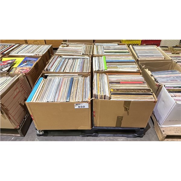 PALLET OF ASSORTED VINYL RECORDS