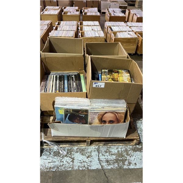 PALLET OF ASSORTED VINYL RECORDS