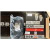 Image 2 : (2) HDMI CABLES & BOX OF ASSORTED CABLES, LED REMOTE CONTROLS & A 1600 WATT CONVERTER