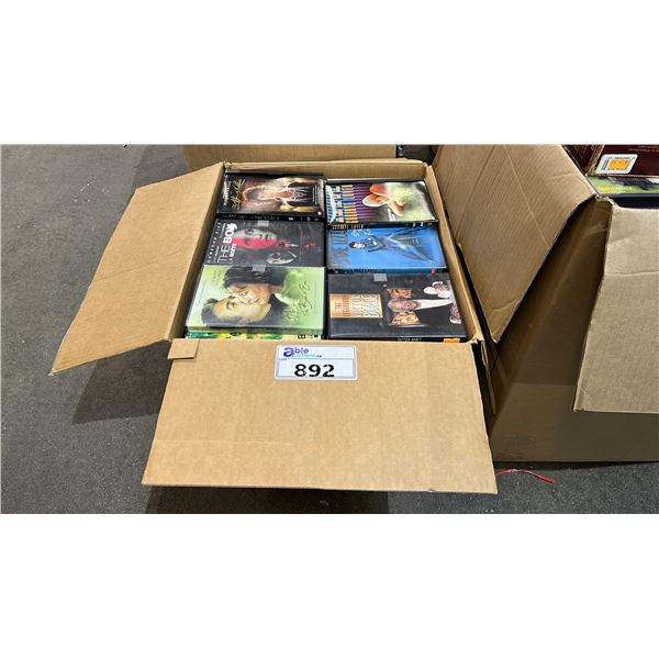 BOX OF ASSORTED DVD'S
