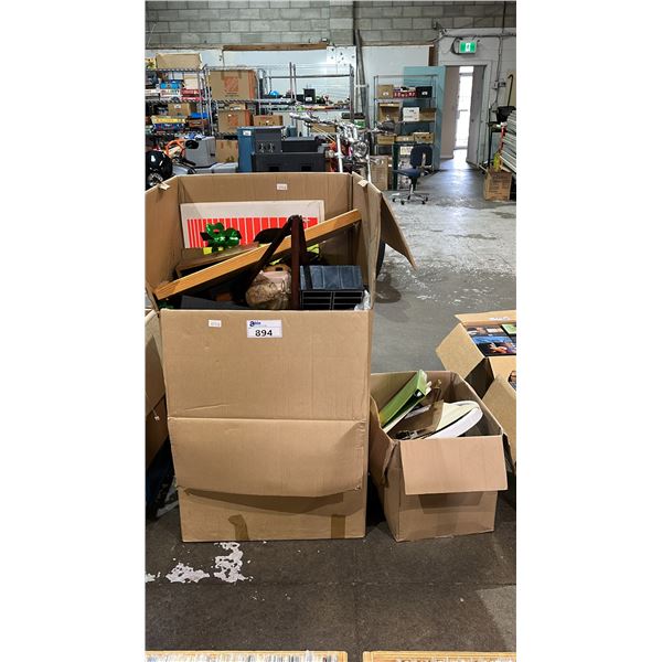 (2) BOXES OF MISCELLANEOUS ITEMS