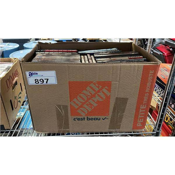 BOX OF ASSORTED DVD'S