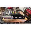 Image 2 : SHELF LOT OF ASSORTED VHS AND CD BOXES