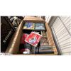 Image 4 : SHELF LOT OF ASSORTED VHS AND CD BOXES
