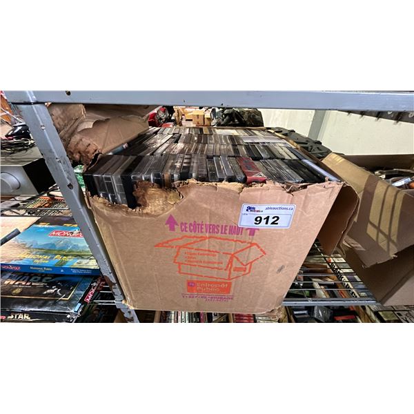 BOX OF ASSORTED CASSETTE TAPES