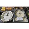 Image 4 : SHELF LOT OF ASSORTED CLOCKS AND (2)GUITARS