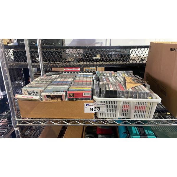 (2) BOXES OF ASSORTED CASSETTE TAPES
