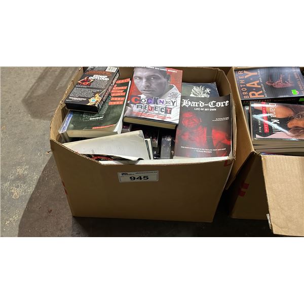 BOX OF ASSORTED BOOKS