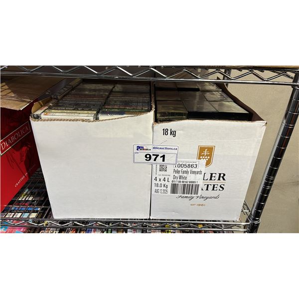 (2) BOXES OF ASSORTED CASSETTE TAPES