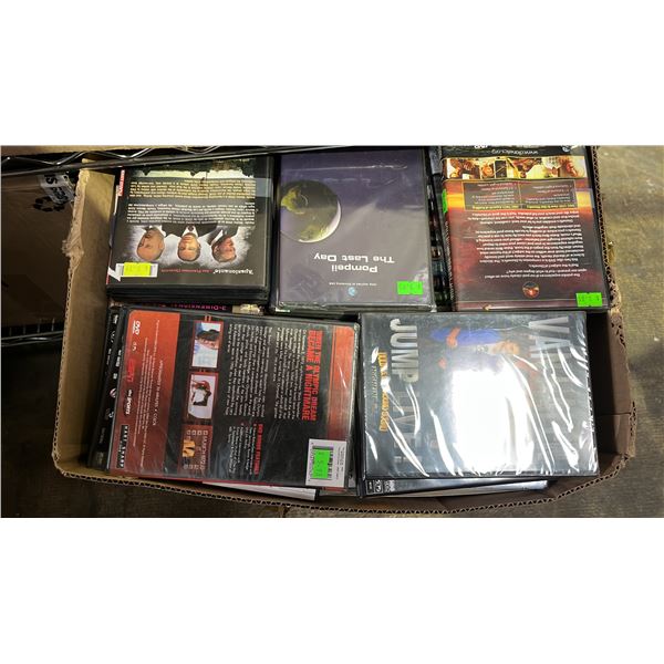 BOX OF ASSORTED DVD'S