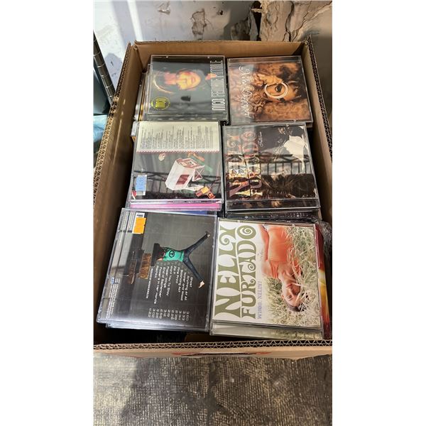BOX OF ASSORTED CD'S