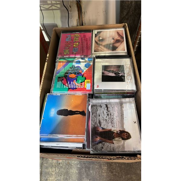 BOX OF ASSORTED CD'S
