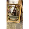 Image 2 : 2 ASSORTED MIRRORS AND A FRAMED CROSS STITCH