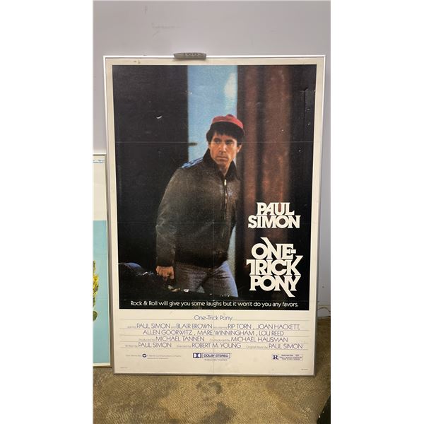 FRAMED "ONE TRICK PONY" MOVIE POSTER