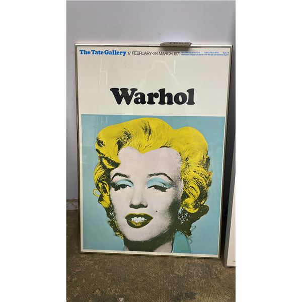 VINTAGE THE TATE GALLERY WARHOL EXHIBITION PRINT