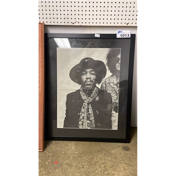 FRAMED JIMI HENDRIX PRINT