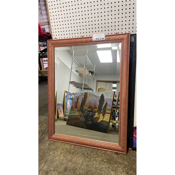FRAMED 37" X 28" WALL MIRROR