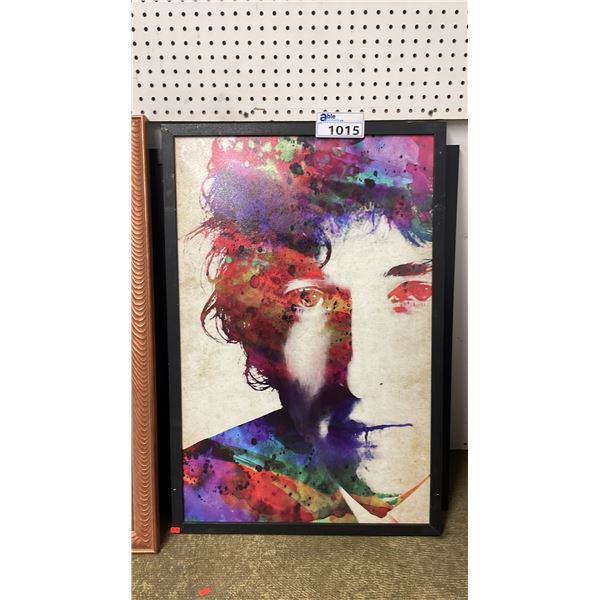 FRAMED BOB DYLAN PRINT