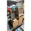 Image 2 : PALLET OF ASSORTED ITEMS INCLUDING WOODEN RECK, CD'S, BOARD GAMES AND MORE