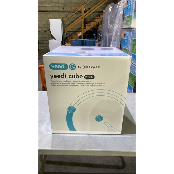 *NEW IN BOX* YEEDI BY ECOVACS CUBE PRO S1 ROBOT VACUUM & MOP + AUTO CLEANING STATION