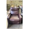 Image 1 : LEATHER LIKE POWER RECLINER WITH POWER CORD - *WORKING CONDITION UNKNOWN*