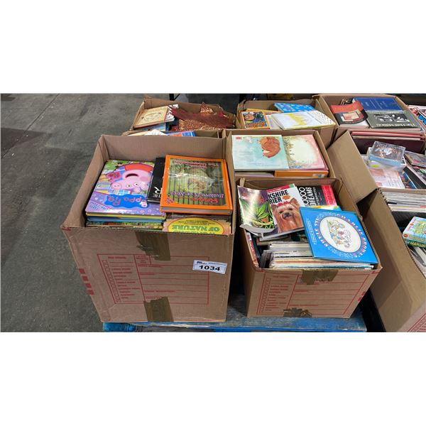 PALLET OF ASSORTED BOOKS