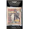 Image 3 : A CRATE OF VINTAGE MAGAZINES AND A KIDS WOODEN CHAIR