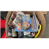 Image 2 : A BOX OF ASSORTED ITEMS INCLUDING MAGAZINES, CD'S, DVD'S AND MORE