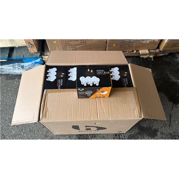 *NEW* CASE OF BERELLI-A19-6W 5000K E26 LIGHT BULBS APPROX 144-COUNT