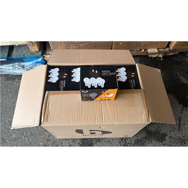 *NEW* CASE OF BERELLI-A19-6W 5000K E26 LIGHT BULBS APPROX 144-COUNT