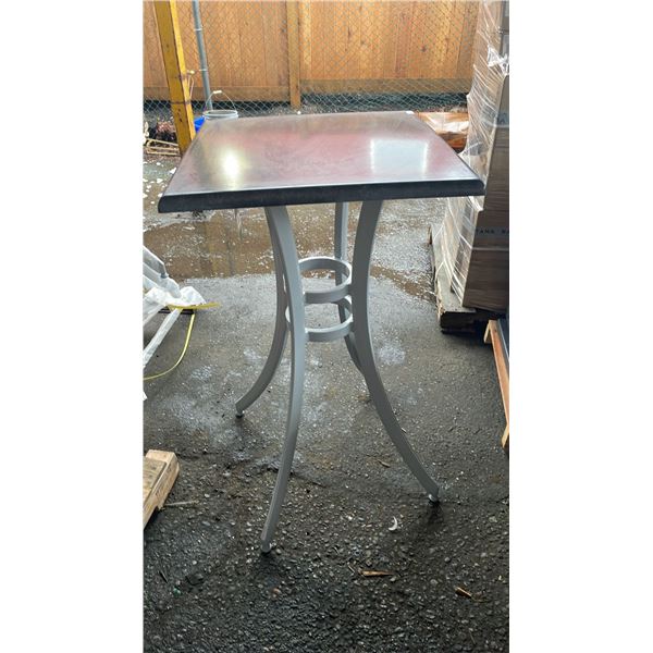 *NEW* RATANA SEATTLE BAR HEIGHT TABLE 24" X 24" WITH ALUMINUM BASE (NO HARDWARE)