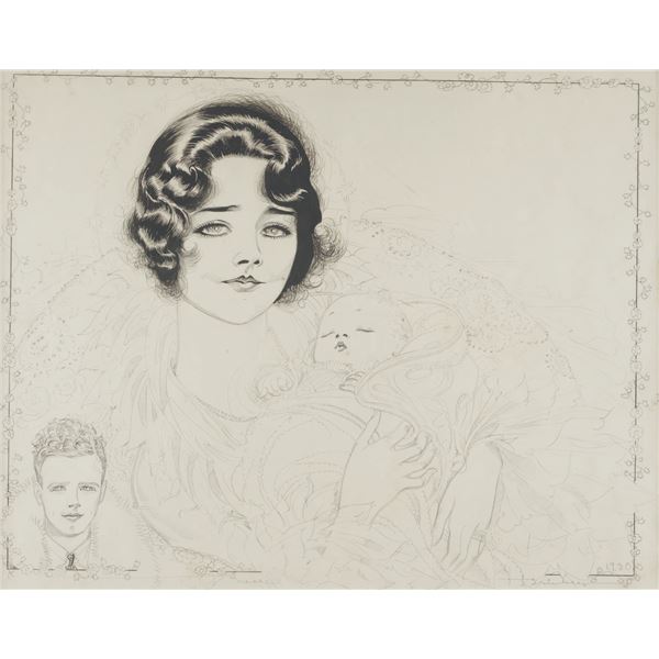 A Lindbergh Family Portrait by Nell Brinkley.