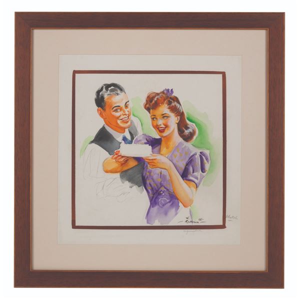 An Original Painting by Walter G. Ratterman.