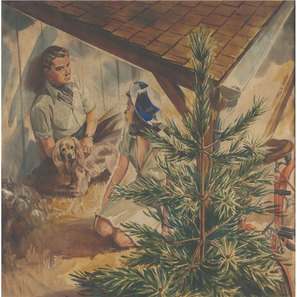 An Original Painting By Charles Bryson.