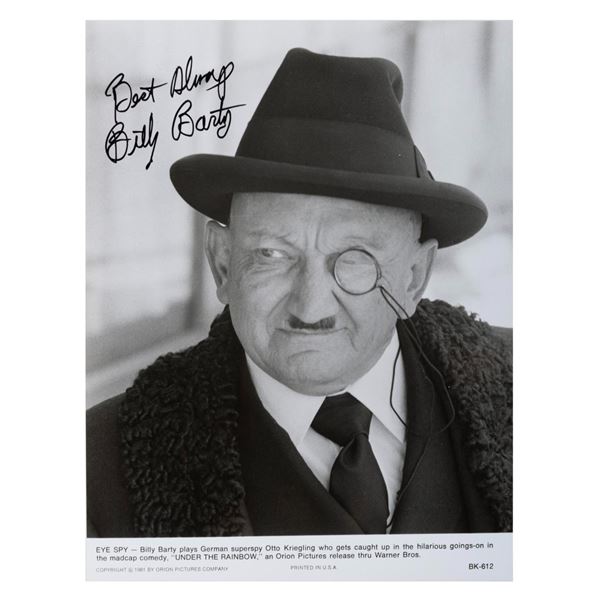 A Billy Barty Signed Photo.