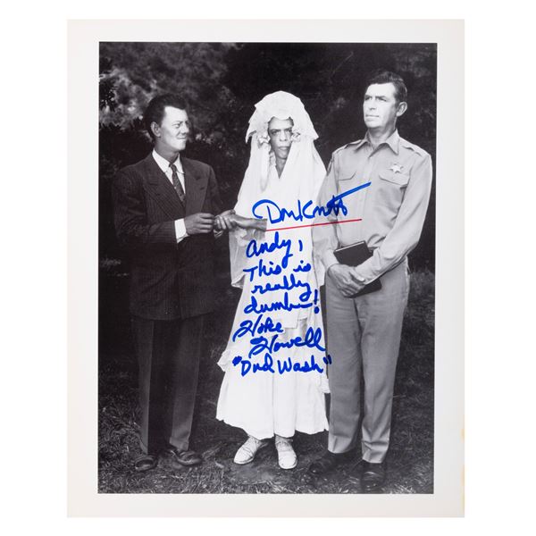 A Don Knotts Signed "Andy Griffith Show" Photo.