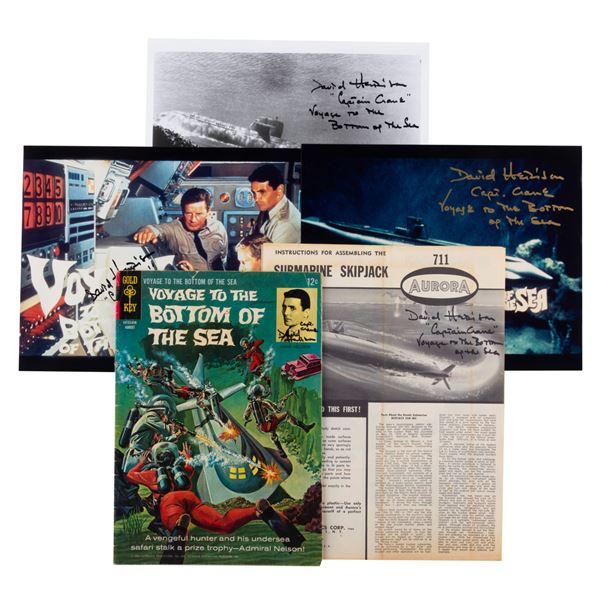 A Signed Collection of "Voyage to the Bottom of the Sea" Ephemera.