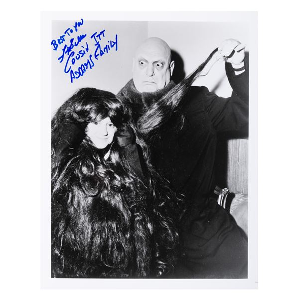A Rare "Addams Family" Cousin Itt Signed Photo.