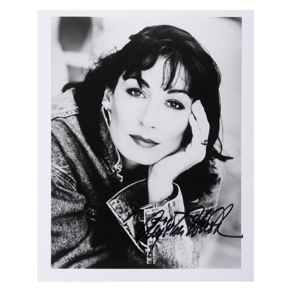 A Signed Angelica Huston Photo.